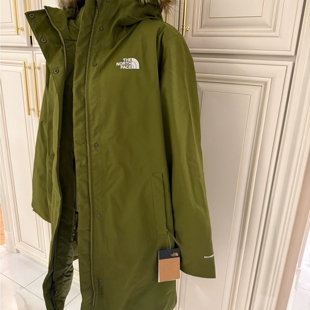 The North Face Olive Hooded Jacket